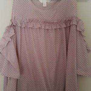 Lauren Conrad cold shoulder blouse